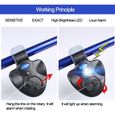 3 Pack Détecteur Electronique Sensible Alarme de Touche de la Canne à Pêche Sondeur avec Indicateur LED pour Pêche Nuit-2