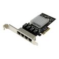 STARTECH Carte réseau PCI Express à 4 ports Gigabit Ethernet avec chipset Intel I350 - PCI Express x 4-2