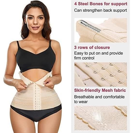 Gaine Amincissante Femme Invisible - Ventre Plat Sans Baleines, Pour Robe Ou Postpartum