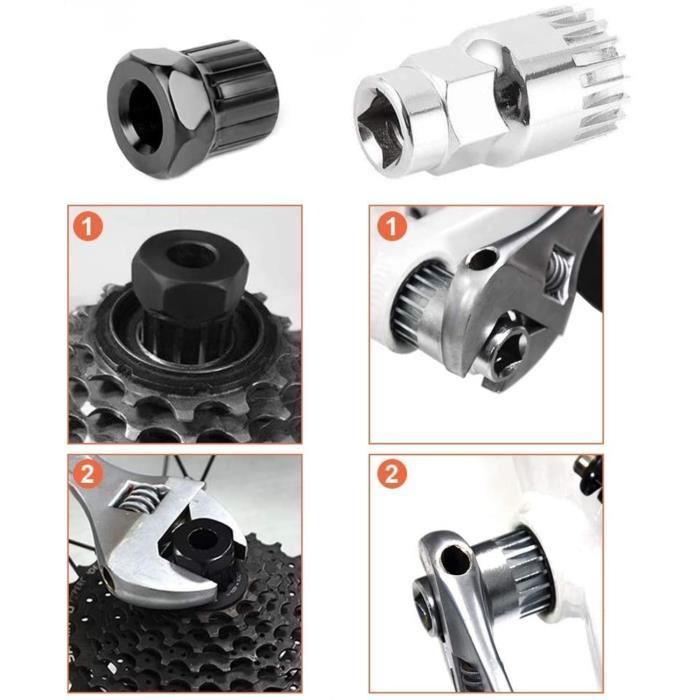 5pcs Kits d'outils de Réparation pour Vélo de Montagne et Vélo, Outil