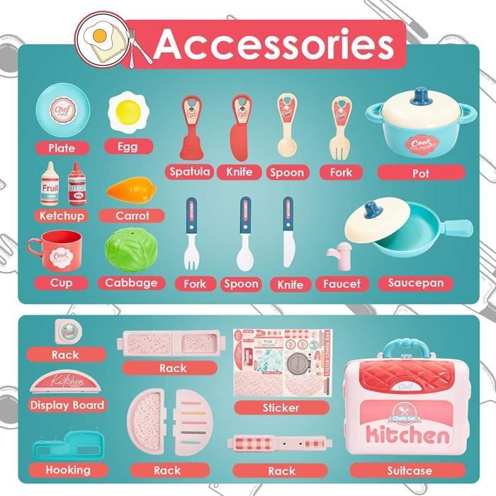 Robinets Jouets En Plastique Pour Cuisine D'imitation - Lot De 2 - Pour Enfants - Jeu De Rôle Dinette - 3