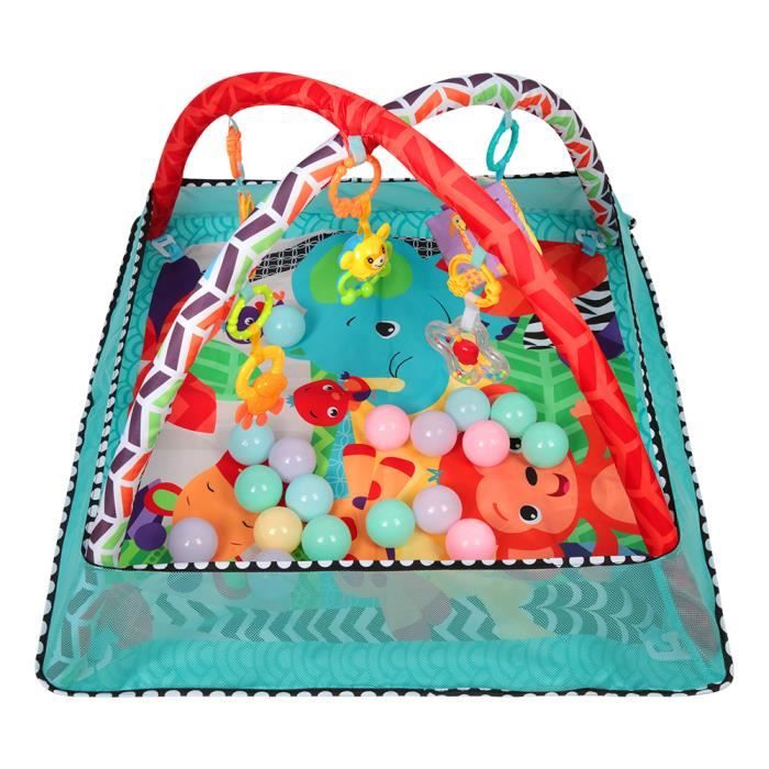 Tapis D'éveil Bébé Avec Musique Et Lumières, Tapis D'activité Pour Nourrissons, Tapis De Jeu Bébé Avec Arche De Jeu Et Jouets Suspendus - Kick And Play Piano Gym Pour Bebe Filles Garcons