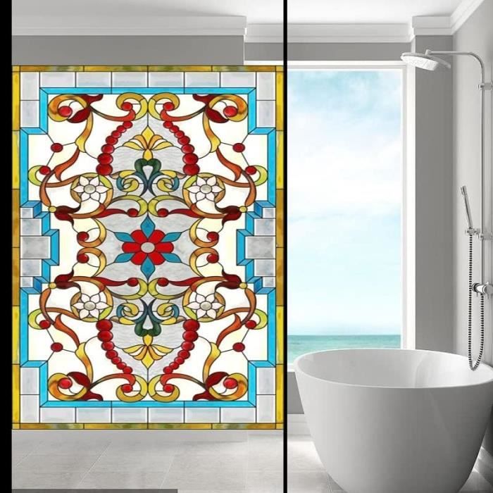 Film Autocollant Opaque Pour Fenêtre - Paysage Forestier