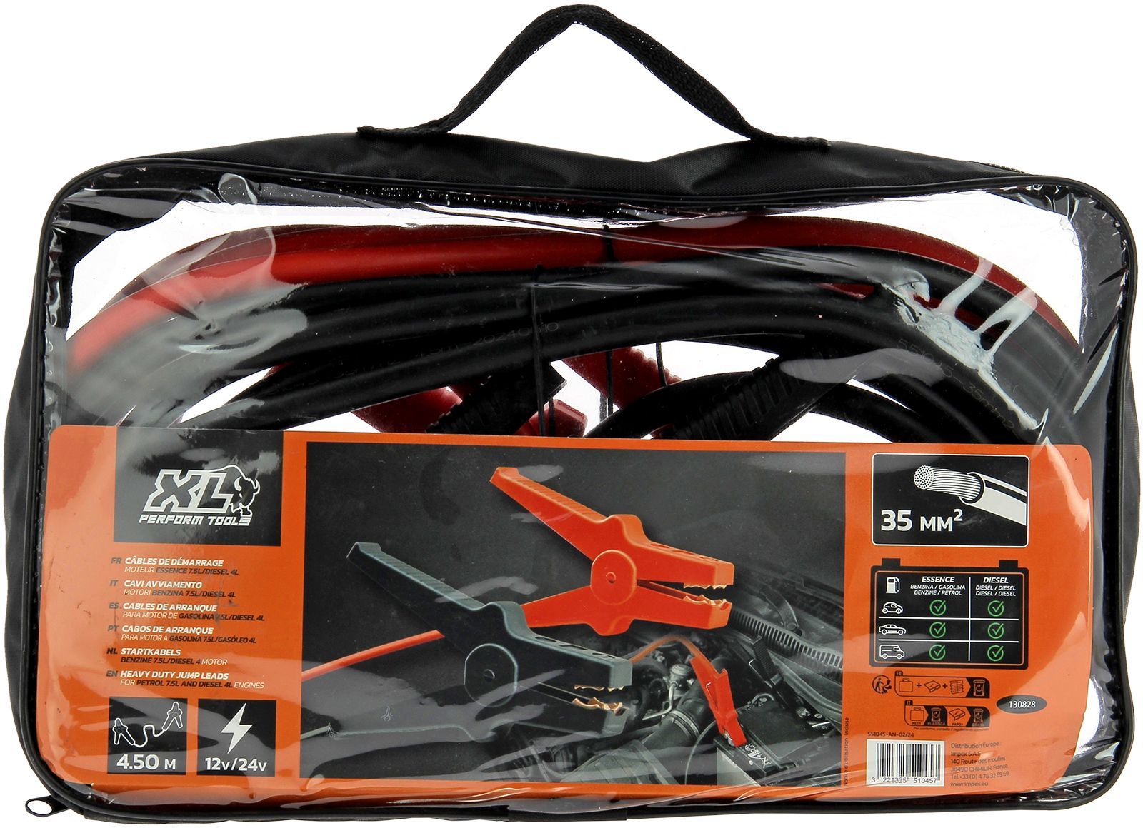 VUNIVERSUM Lot De 2 Câbles En Y T-Dean 14 AWG Pour Batteries LiPo - Connexion Série/parallèle - 2 Mâles / 1 Femelle - 60A