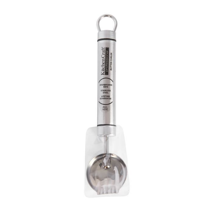Cuillère Cuisine Inox Et Nylon Kitchen Craft 34cm - Pour Poêles Anti-adhésives - Résiste à 210°C