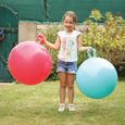 Ballon sauteur XXL bleu LUDI - A partir de 5 ans - résistant pour intérieur et extérieur-3