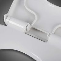 Abattant AREBOS 2-en-1 Avec Siège Enfant Et Mécanisme Soft-Close – Blanc, Acier Inox Et Plastique