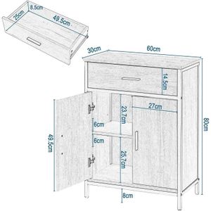 Susany Miroir à LED de Salle de Bain, Miroir Rectangulaire, Miroir