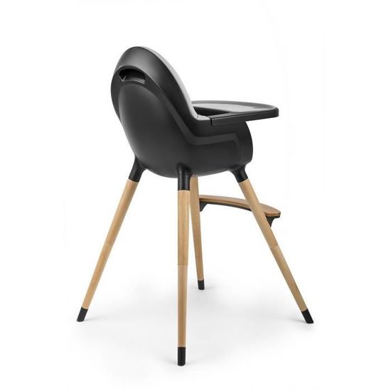 Chaise haute kinderkraft noir clearance