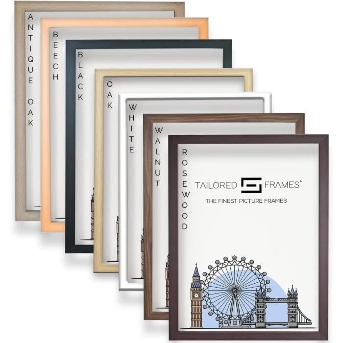 Cornice New Modern Stallmann Design – Legno MDF, 10x15 Cm, Bianco, Per Foto O Quadri