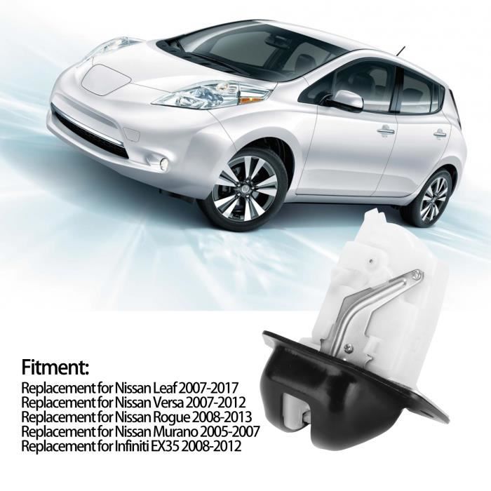 Voiture Serrure Du Hayon Bouton De Coffre Couvercle De Porte Ouvreur De Porte Pour Nissan Pour Tiida Pour Pour Murano Pour Juke 253801AA0B 25380-1AA0B Serrure De Hayon