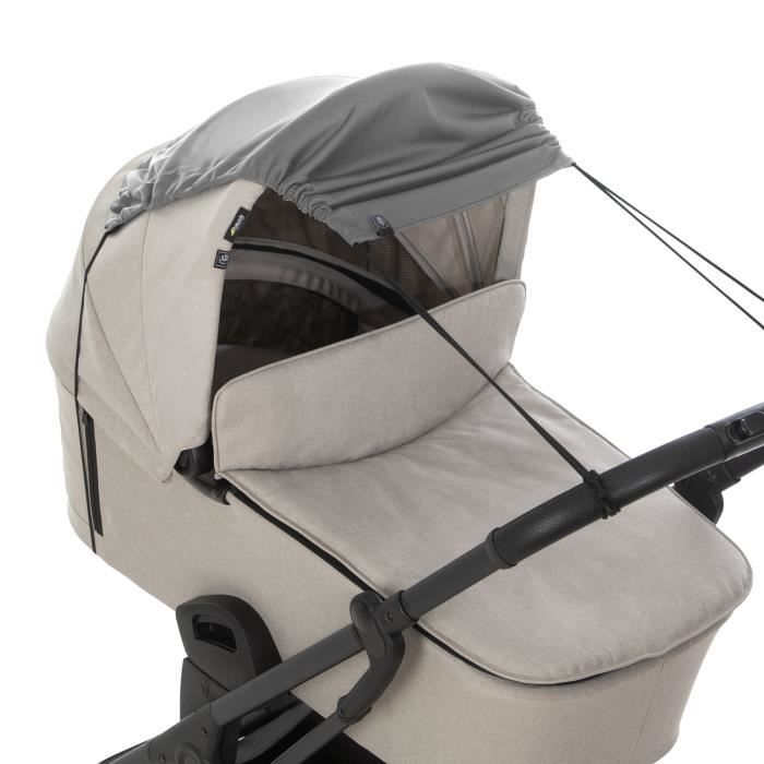 Pare-soleil et moustiquaire pour lit bébé - Hauck - Protection UV 50 et filet anti-moustique