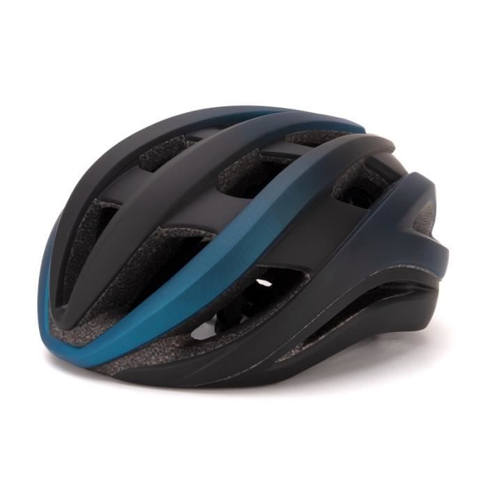 Casque de velo Aero ultra leger pour hommes et femmes MARQUE Modele Blanc Bleu Velo sur route Adulte Cdiscount Sport