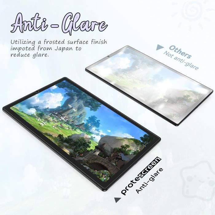 Filtre lumière store bleue tablette samsung