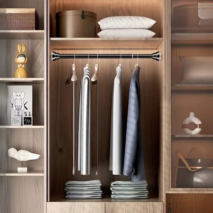 Barre Tringle Rideau De Douche Sans Perçage Extensible 70 à 120 Cm En Aluminium Chrome - Orca Sénégal