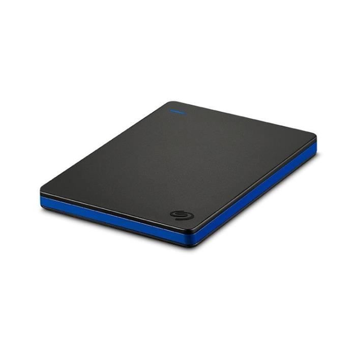 Disque Dur Externe Gaming Playstation PS4 - SEAGATE - 2To - USB 3.0 - Noir  et bleu - Cdiscount Informatique