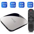 Android 9.0 TV Box, TUREWELL X88 Pro Android Box RK3318 Quad-Core 2Go RAM 16Go ROM Support Dual WiFi 2.4GHz-5GHz 3D 4K H.265 2926-0