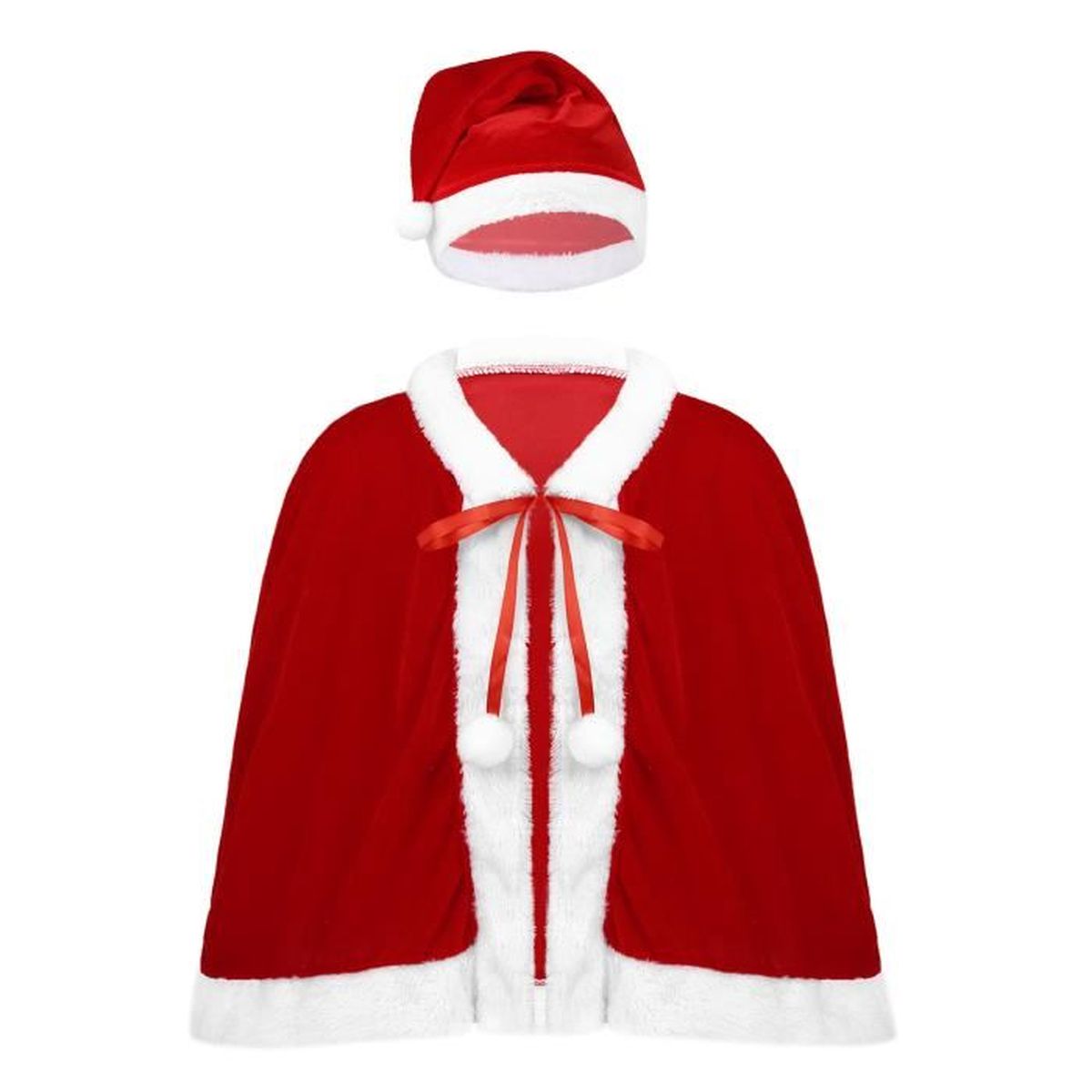 Cape à Capuche Femme Motif Sapin De Noël 3D - Vêtement Chaud Festif Pour Les Fêtes - 8