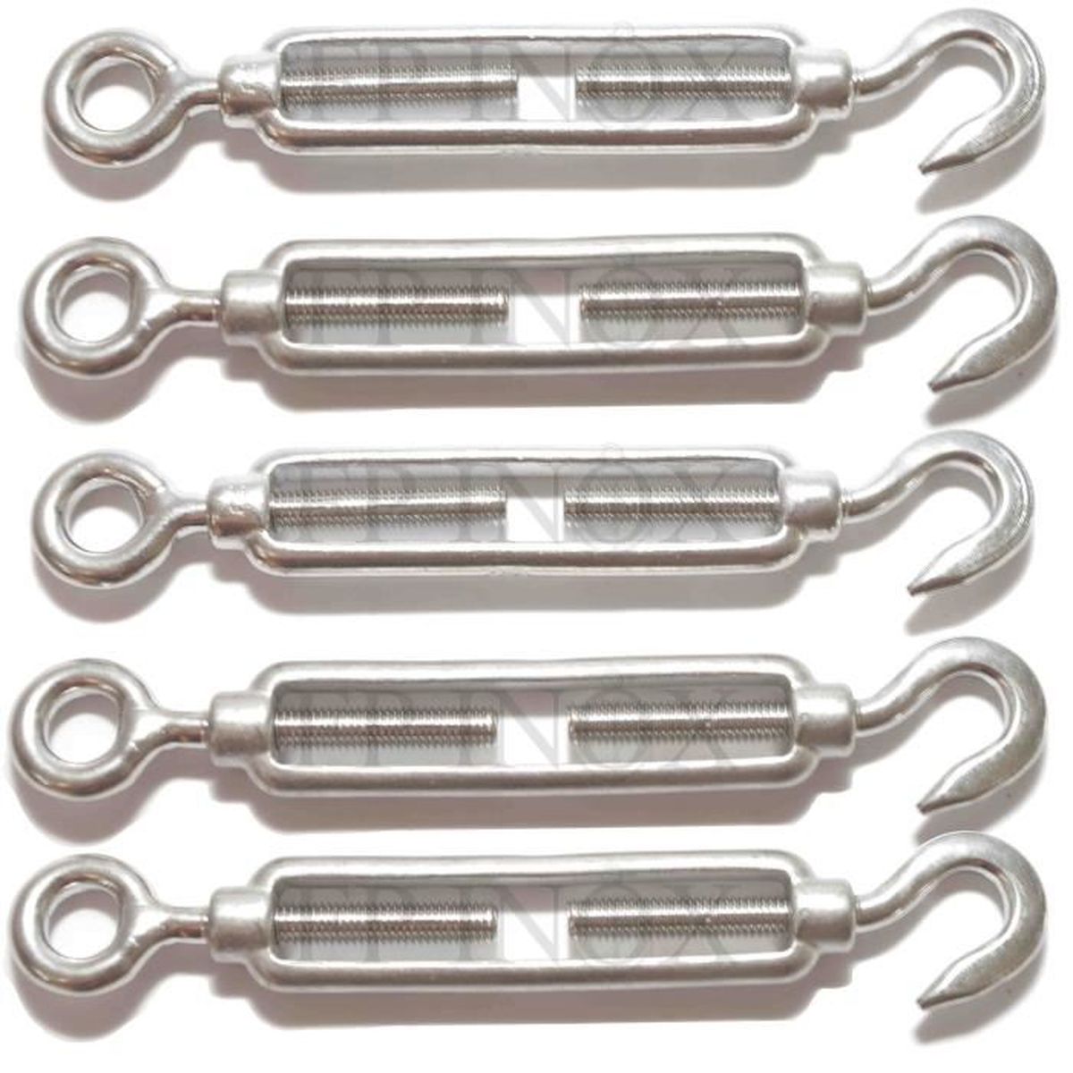 Ridoir Tendeur lot de 2 Oeil // Oeil 140mm inox A4