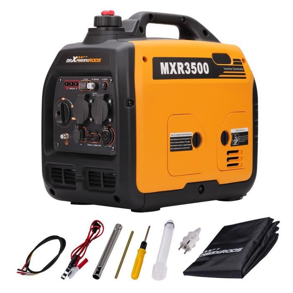 Groupe électrogène De Chantier 3500w Mf3800 Mecafer Groupe electrogene silencieux 3000w avec roues - Cdiscount