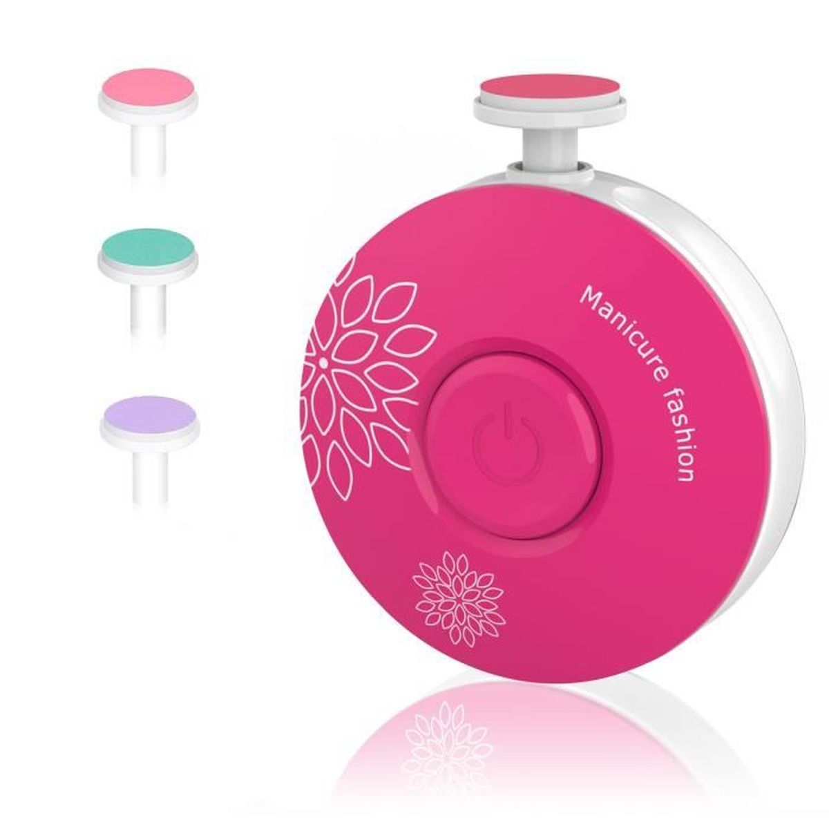 Lime à Ongles Électrique Pour Bébé, Avec 3 Têtes de Meulage, Pour