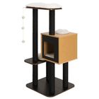 VESPER Arbre A Chat Base Haute Noir H120cm
