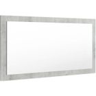 Vladon LIMA Miroir mural - Aspect béton Oxyde - 110 cm