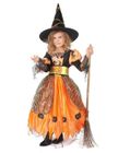DEGUISE TOI Déguisement - LUCIDA - Déguisement sorcière orange fille Halloween