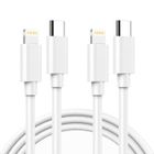 TRAHOO Câble Iphone Usb C 1M Lot De 2[Certifié Apple Mfi],Câble Usb C Vers Lightning Cable Iphone Charge Rapide Cable Chargeur Iphon[J140]