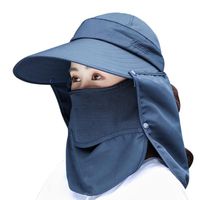 Chapeau de soleil à large bord,  Protection UV, protection multifonctionnelle coupe-vent, Chapeau de soleil, Chapeau de pêche