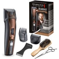 Remington Tondeuse Barbe [Idéale Barbe Longue] Beard Kit (Lames Titanium auto-affûtées,EDGEStyler, 3 Sabots Ajustables 0,5-35mm