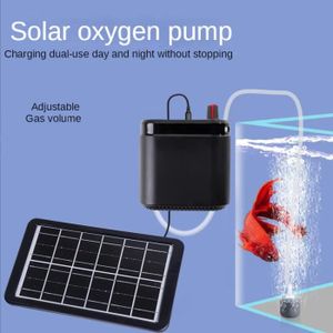 Oxygène solaire de pompe à air d'aérateur de oxygénateur pour aquarium  bassin extérieur de piscine HB046 - Cdiscount