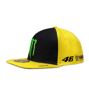 VALENTINO ROSSI Casquette Snapback /à visi/ère Arrondie Sole E Luna Bleu