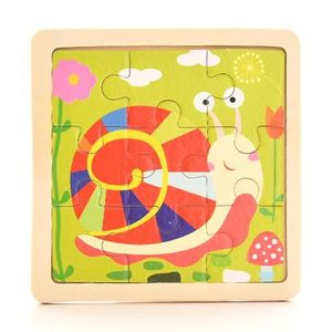 PUZZLE Escargot - Puzzle Montessori En Bois Pour Bébé, Je