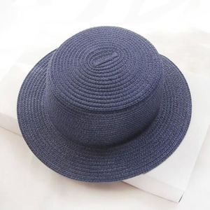 CASQUETTE Casquette,Chapeau de plage pour femmes et enfants, Simple, Parent-enfant, Panama, chapeau de paille, marque pour - Type 7-48-52cm