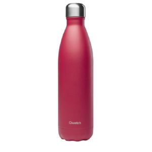 GOURDE Bouteille isotherme Matt framboise 750 ml - Qwetch