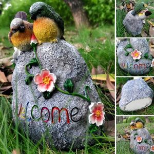 Decoration jardin statue mangeoire pour oiseaux - Cdiscount