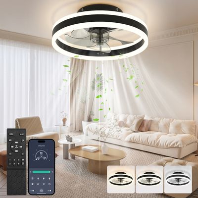 Ventilateur De Plafond CasaFan Eco Plano II 132 Cm Blanc - Télécommande - Basse Conso