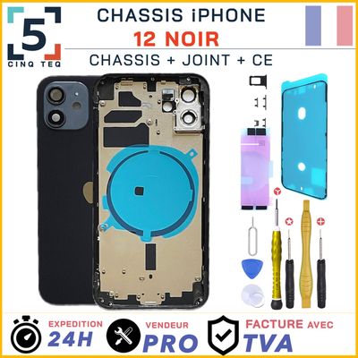 Châssis Arrière De Remplacement Pour IPhone 8 Rouge - Marque CINQ TEQ - Neuf Avec Kit