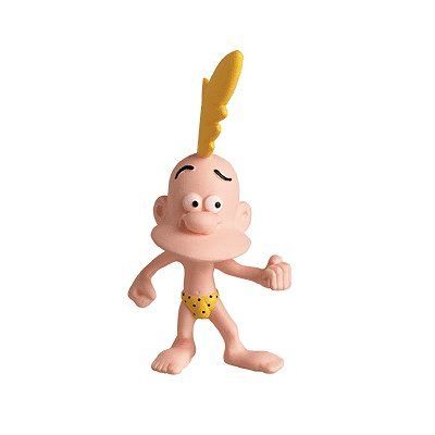 Figurine de collection Plastoy Astérix Obélix amoureux avec fleurs (60546