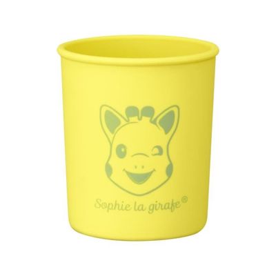 Verre d'apprentissage anti-fuite sophie la girafe de Vulli sur allobébé