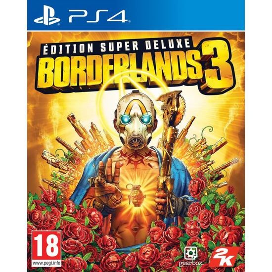 Jeu PS4 - Borderlands 3 - Édition Super Deluxe Steelbook - Action - 18+