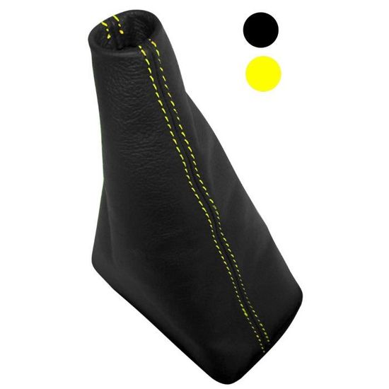 Soufflet De Levier De Vitesse En Cuir - Compatible Chevrolet Captiva 2006-2010 (boîte Manuelle), Noir