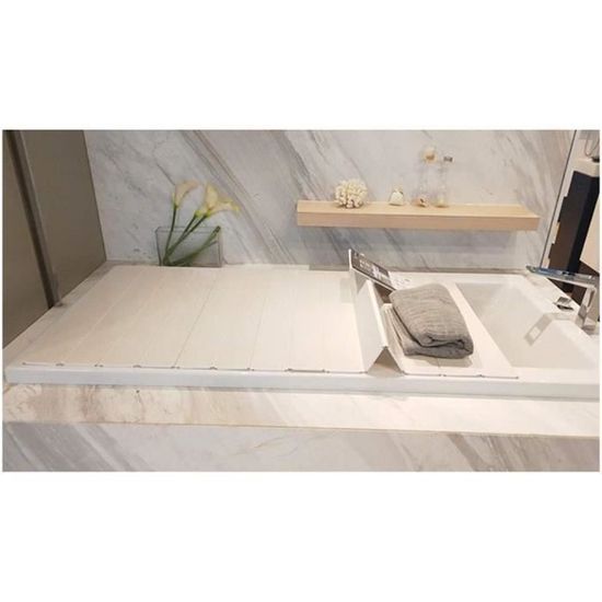 Couvercle De Baignoire Pliable - Housse Isolante Anti-poussière PVC Pour Salle De Bain