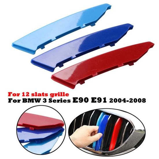3 Bandes De Calandre Pour BMW Série 1 F20 F21 (2012-2014) – Garniture Avant Colorée, Facile à Installer