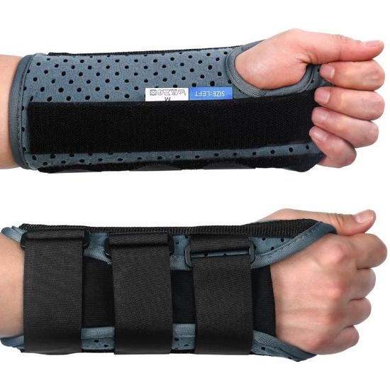 Attelle De Poignet Respirante Pour Le Syndrome Du Canal Carpien (S