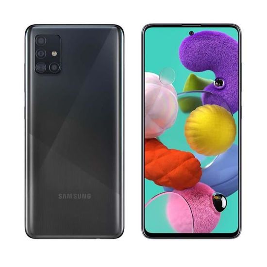 Pour Samsung Galaxy A51 64Go Noir Occasion Débloqué Smartphone Comme neuf