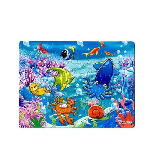 Puzzle Enfant Animaux de l'Océan - Paysage et Nature - 40 pièces - Carton  100% - Cdiscount Jeux - Jouets