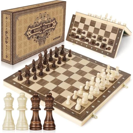Jeu d'échecs en Bois – Jeux d'échecs de Voyage de Dessin animé | Ensembles de Jeux d'échecs Portables de Voyage, Jeux de société éducatifs précoces pour et Adultes Jeu d'échecs en Bois – Jeux d'échecs de Voyage de Dessin animé | Ensembles de Jeux d'échecs Portables de Voyage, Jeux de société éducatifs précoces pour et Adultes