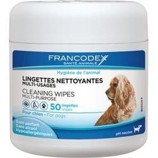 LINGETTES NETTOYANTES POUR CHIEN 50 pcs Cdiscount Animalerie